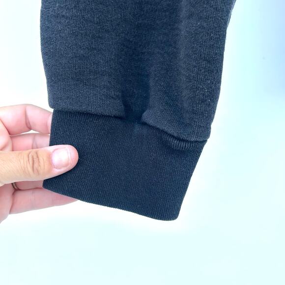 Jennifer Fisher Spell Out Oversized Black Hoodie Hoody Sweatshirt Pullover Small - Picture 8 of 11